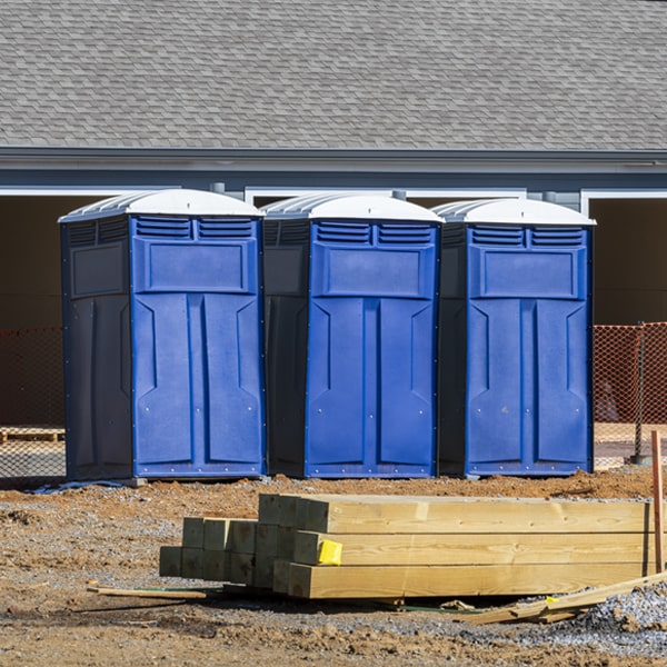 are there different sizes of portable restrooms available for rent in Benton